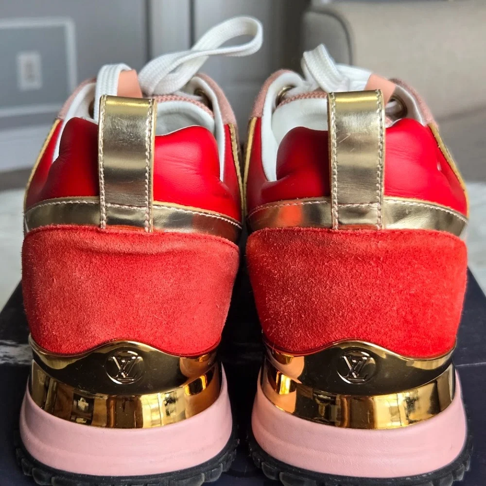 Louis Vuitton Suede Calfskin Run Away Sneakers - Picture 3 of 7